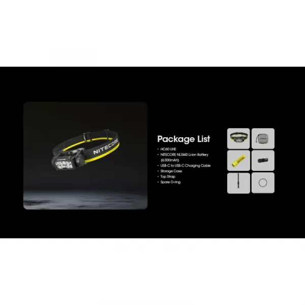 Čelovka NITECORE HC60 UHE