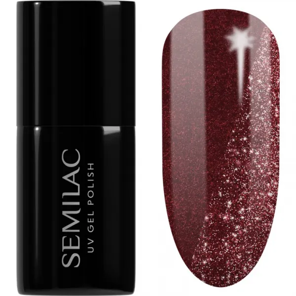 Semilac UV Hybrid Day and Night gélový lak na nechty s použitím UV/LED lampy odtieň 397 Tea Before Wine 7 ml