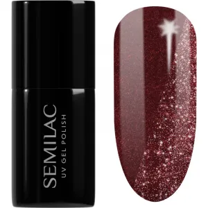 Semilac UV Hybrid Day and Night gélový lak na nechty s použitím UV/LED lampy odtieň 397 Tea Before Wine 7 ml