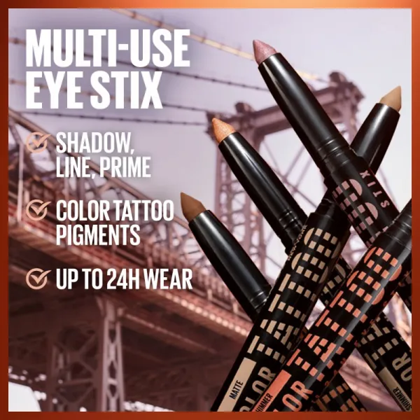 MAYBELLINE NEW YORK Color Tattoo 24 HR očné tiene a ceruzka na oči odtieň 1.4 g
