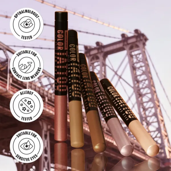 MAYBELLINE NEW YORK Color Tattoo 24 HR očné tiene a ceruzka na oči odtieň 1.4 g