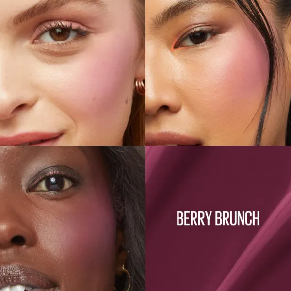 MAYBELLINE NEW YORK Sunkisser Matte tekutá lícenka s matným efektom odtieň 33 Berry Brunch 4.7 ml