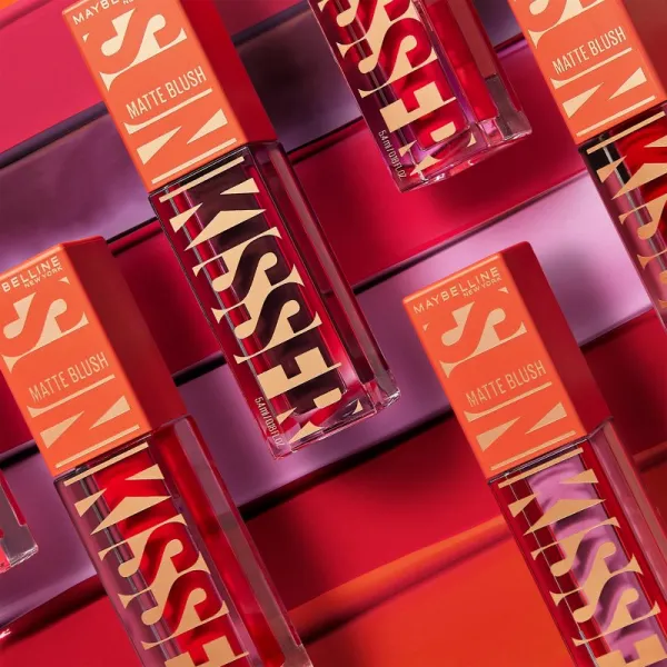 MAYBELLINE NEW YORK Sunkisser Matte tekutá lícenka s matným efektom odtieň 32 Lila Clouds 4.7 ml