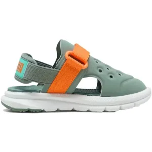 Puma PUMA EVOLVE SANDAL AC INF Detské sandále, khaki, veľkosť 24