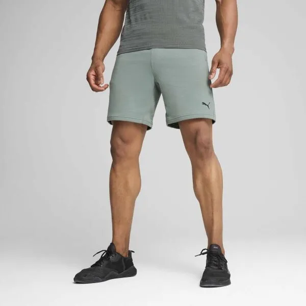 Puma M TAD ESSENTIALS 8 KNIT Pánske šortky, zelená, veľkosť