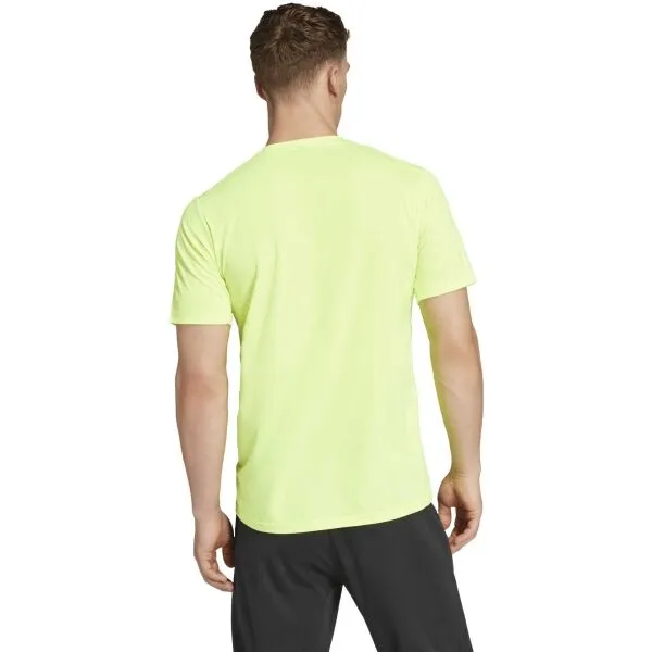adidas TRAIN ESSENTIALS TRAINING Pánske tričko, reflexný neón, veľkosť XXL