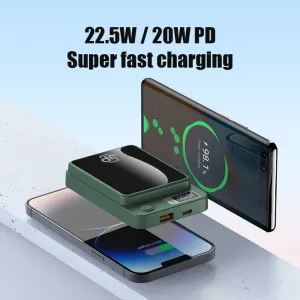 JP Powerbanka s MagSafe nabíjaním, 10000 mAh, 22,5W, čierna