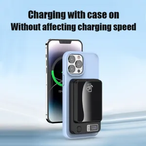 JP Powerbanka s MagSafe nabíjaním, 10000 mAh, 22,5W, čierna