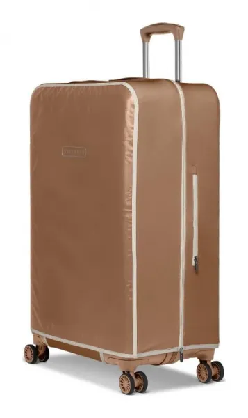 Ochranný obal na kufor SUITSUIT Blossom L Mocha Mousse