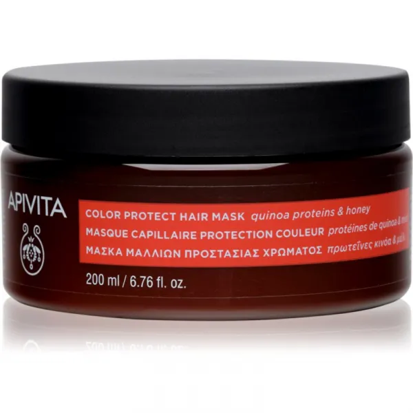 Apivita Color Seal Color Protect Hair Mask maska na vlasy na ochranu farby 200 ml