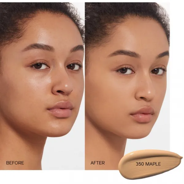 Shiseido Synchro Skin Self-Refreshing Foundation Advanced dlhotrvajúci make-up SPF 30 odtieň 350 Maple 30 ml
