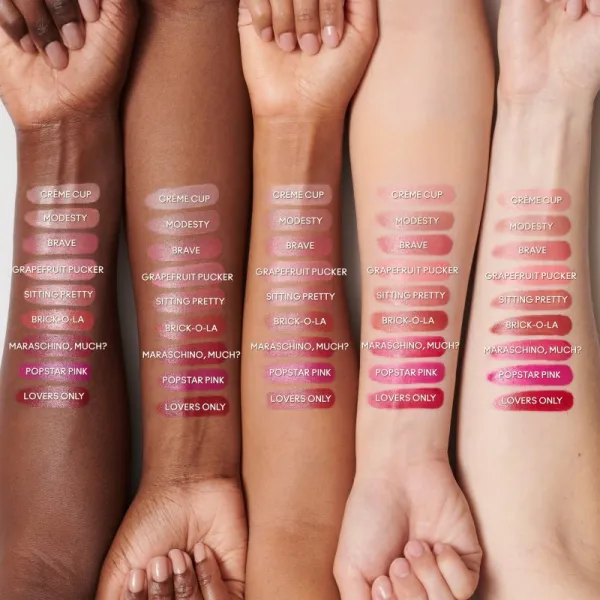 MAC Cosmetics MACximal Sleek Satin Lipstick krémový hydratačný rúž odtieň Modesty 3.5 g