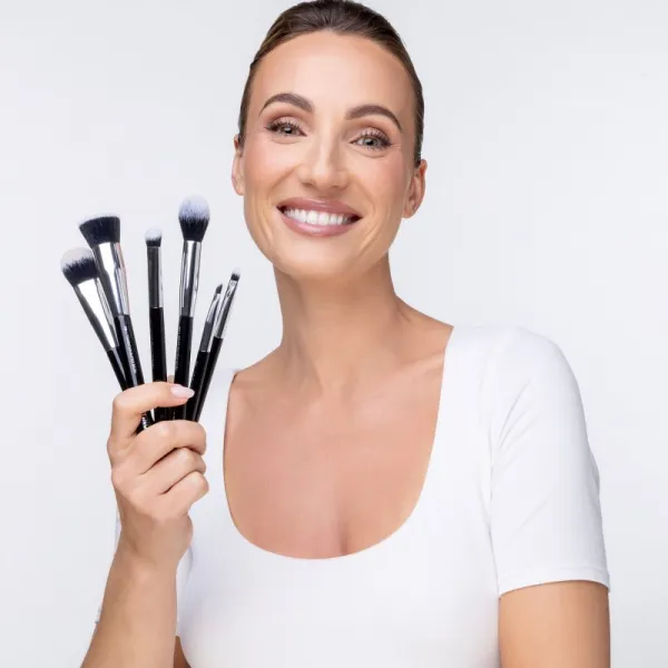 Notino Makeup Brushes Advanced Professional Make-Up Brush Set sada štetcov s puzdrom