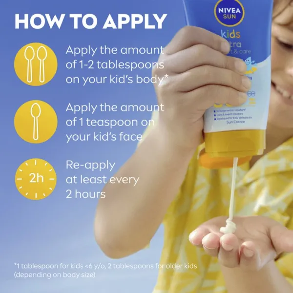 NIVEA SUN Protect & Play opaľovacie mlieko pre deti SPF 50+ 150 ml