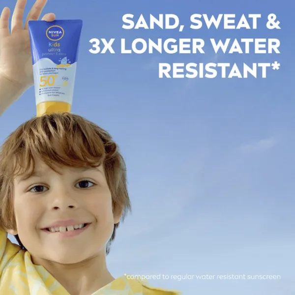 NIVEA SUN Protect & Play opaľovacie mlieko pre deti SPF 50+ 150 ml