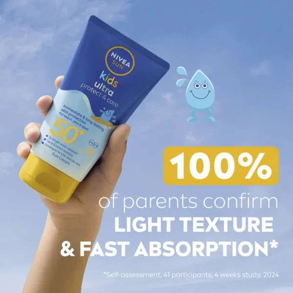 NIVEA SUN Protect & Play opaľovacie mlieko pre deti SPF 50+ 150 ml