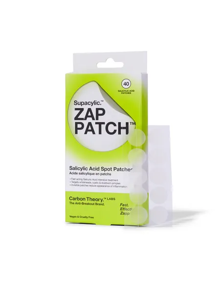 Carbon Theory Zap Patch náplasti na problematickú pleť proti akné 40 ks