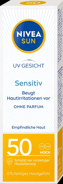 Nivea Citlivý opaľovací krém SPF 50