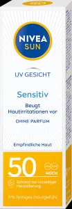 Nivea Citlivý opaľovací krém SPF 50