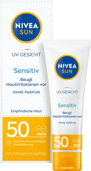 Nivea Citlivý opaľovací krém SPF 50