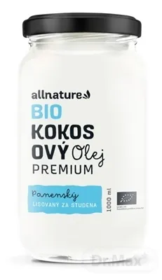 Allnature Kokosový olej panenský BIO 1000 ml