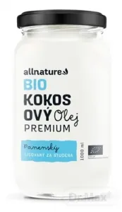 Allnature Kokosový olej panenský BIO 1000 ml