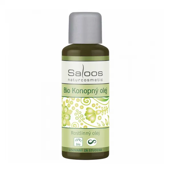 Saloos Cold Pressed Oils Bio Cannabis bio konopný olej 50 ml