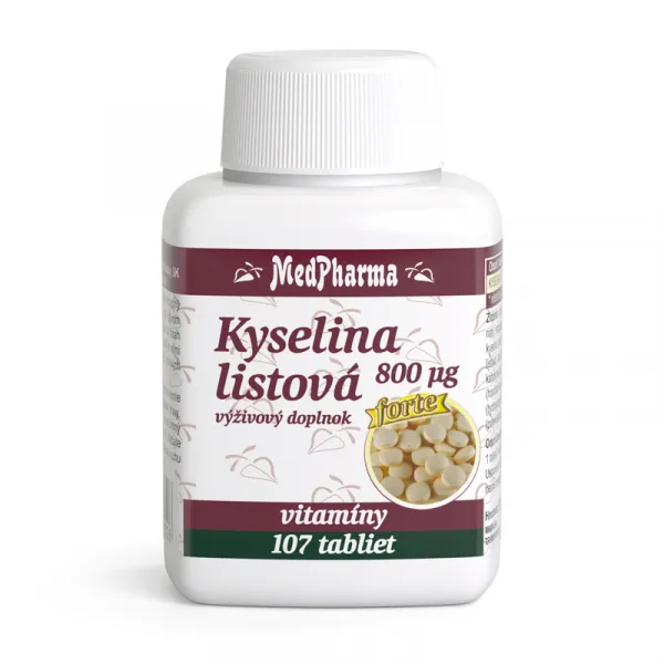 MedPharma KYSELINA LISTOVÁ  800 µg forte