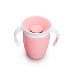 Munchkin Miracle 360° tréningový hrnček s držadlami Pink 6 m+ 207 ml