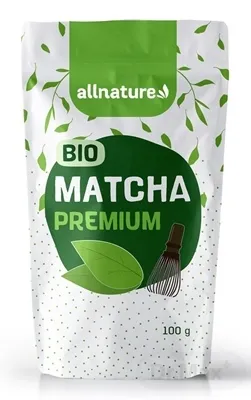 Allnature Matcha Tea 100g & Japonská metlička & Bambusová lyžička