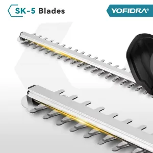 OneVan / Yofidra Výkonné akumulátorové nožnice na trávu a živý plot / plotostrih Yofidra 2000W s dlžkou čepele 51cm