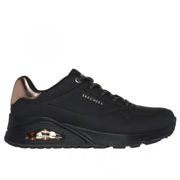Dámska rekreačná obuv SKECHERS Uno Shimmer Away W black