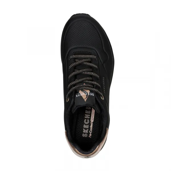 Dámska rekreačná obuv SKECHERS Uno Shimmer Away W black