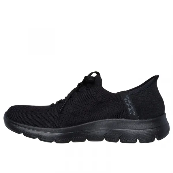 Dámska rekreačná obuv SKECHERS Summits - New Daily Slip-Ins black