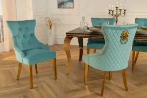 Chesterfield jedálenská stolička 2 ks FRIXON Dekorhome