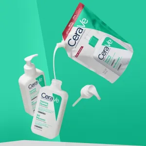 CeraVe Refill Foaming Cleanser čiastiaci penivý gél pre normálnu až mastnú pleť náhradná náplň 473 ml