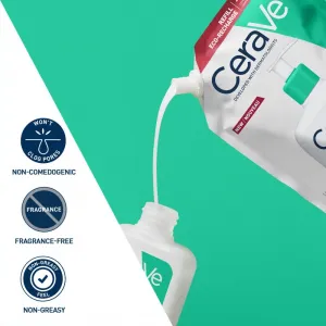 CeraVe Refill Foaming Cleanser čiastiaci penivý gél pre normálnu až mastnú pleť náhradná náplň 473 ml