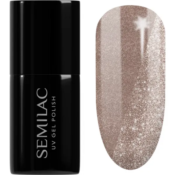 Semilac UV Hybrid New YEAAH gélový lak na nechty s použitím UV/LED lampy odtieň 408 Less Sugar 7 ml