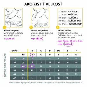 MEDELA Tehotenská a dojčiaca podprsenka Keep Cool™ M čierna 1 ks