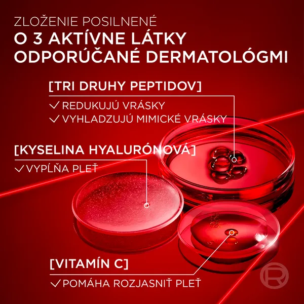 L’Oréal Paris Revitalift Laser protivráskové sérum s peptidmi 50 ml