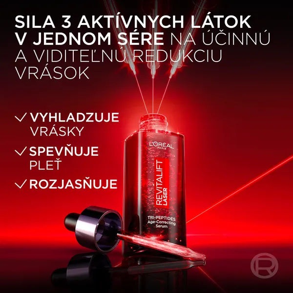 L’Oréal Paris Revitalift Laser protivráskové sérum s peptidmi 50 ml