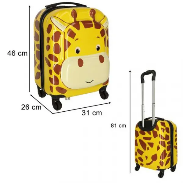 MG Children Travel detský kufor 46 x 31cm, giraffe