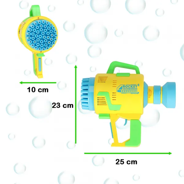 MG Bubble Machine elektrický bublifuk, žltý