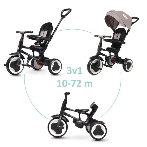 Trojkolka Rito eva Grey, vek 10-72 mesiacov