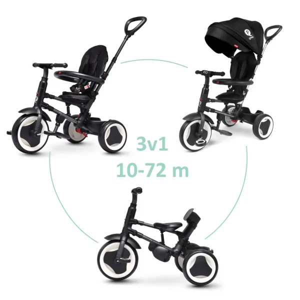 Trojkolka Rito eva Black, vek 10-72 mesiacov
