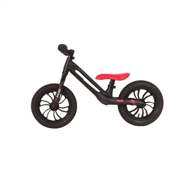 Odrážadlo Racer air (Titanium) Black/ Red, vek 3 - 6 rokov, do 30 kg