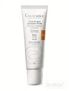 Avène Couvrance Fluid Foundation Corrector tekutý krycí makeup SPF 20 odtieň 2.5 Beige 30 ml