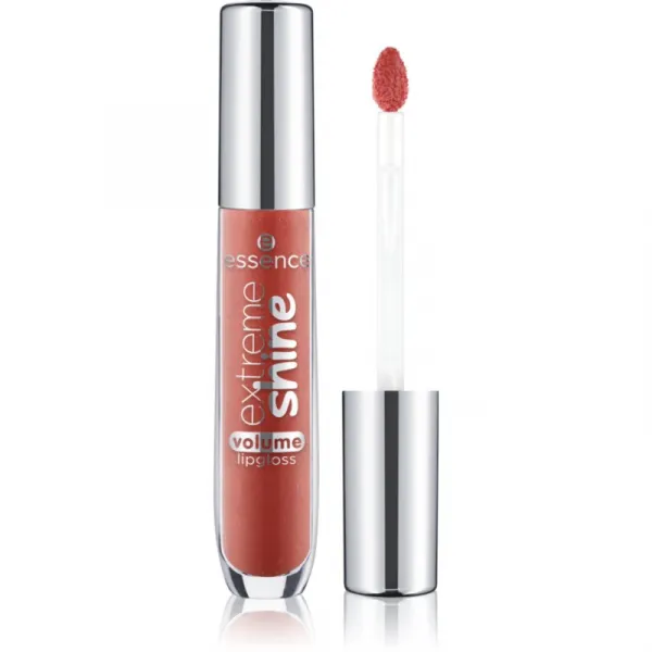 essence Extreme Shine lesk na pery pre väčší objem odtieň 15 Rusty Kiss 5 ml