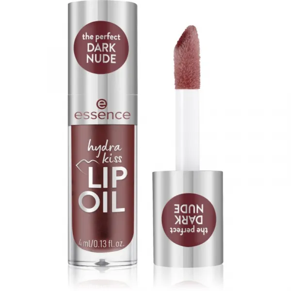 essence Hydra Kiss hydratačný olej na pery odtieň 08 Mocha Glow 4 ml
