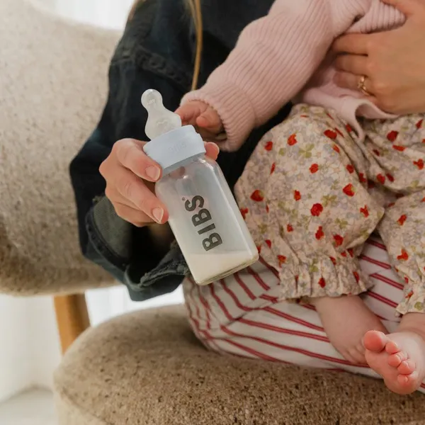 BIBS Cumlíky silikonové Baby Bottle - rýchly prietok